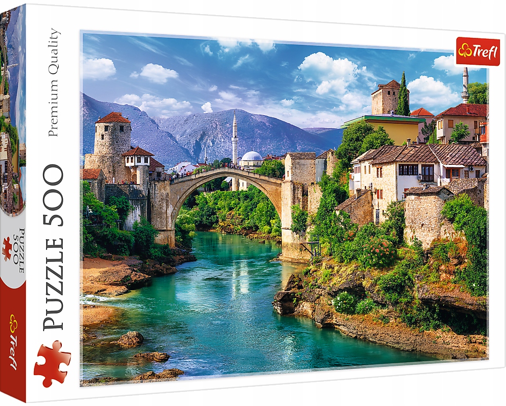 

Puzzle 500 el. Stary Most W Mostarze Bośnia Trefl