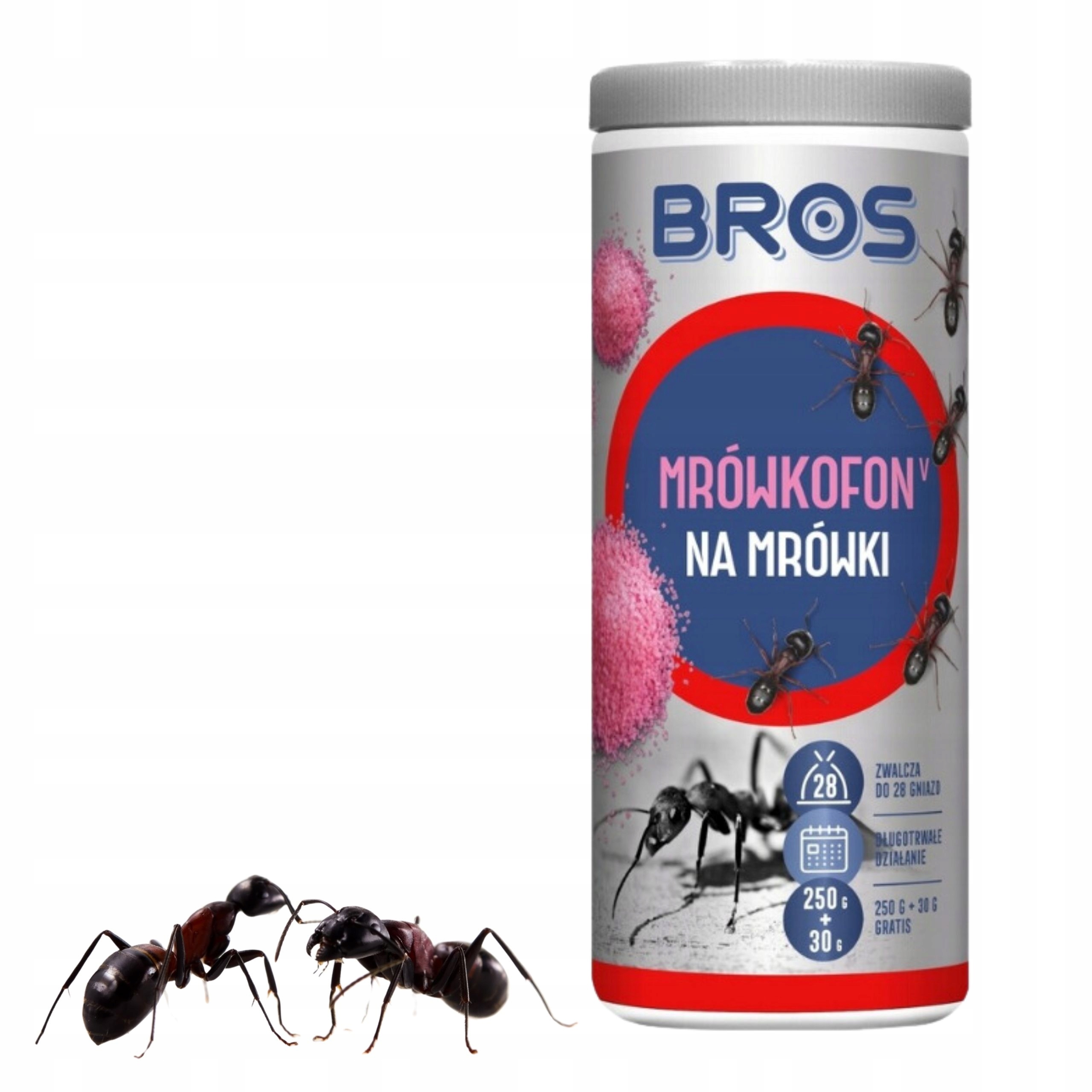 BROS MRÓWKOFON GRANULOWANA TRUTKA POKARMOWA PREPARAT NA MRÓWKI ZWALCZA 250G Kod producenta 442