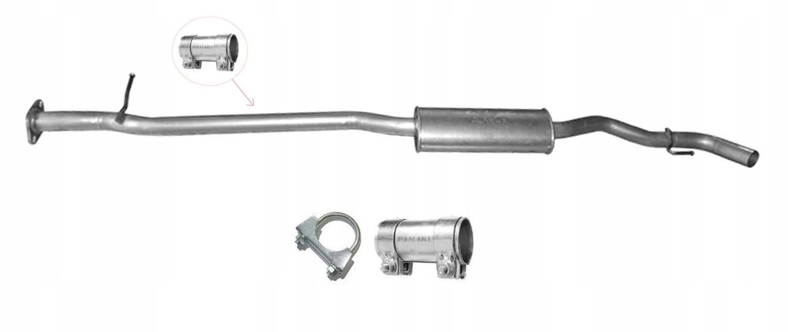 Nissan X-trail 2.5 124 kW 4WD (06/2007-12/2009) Tlumič