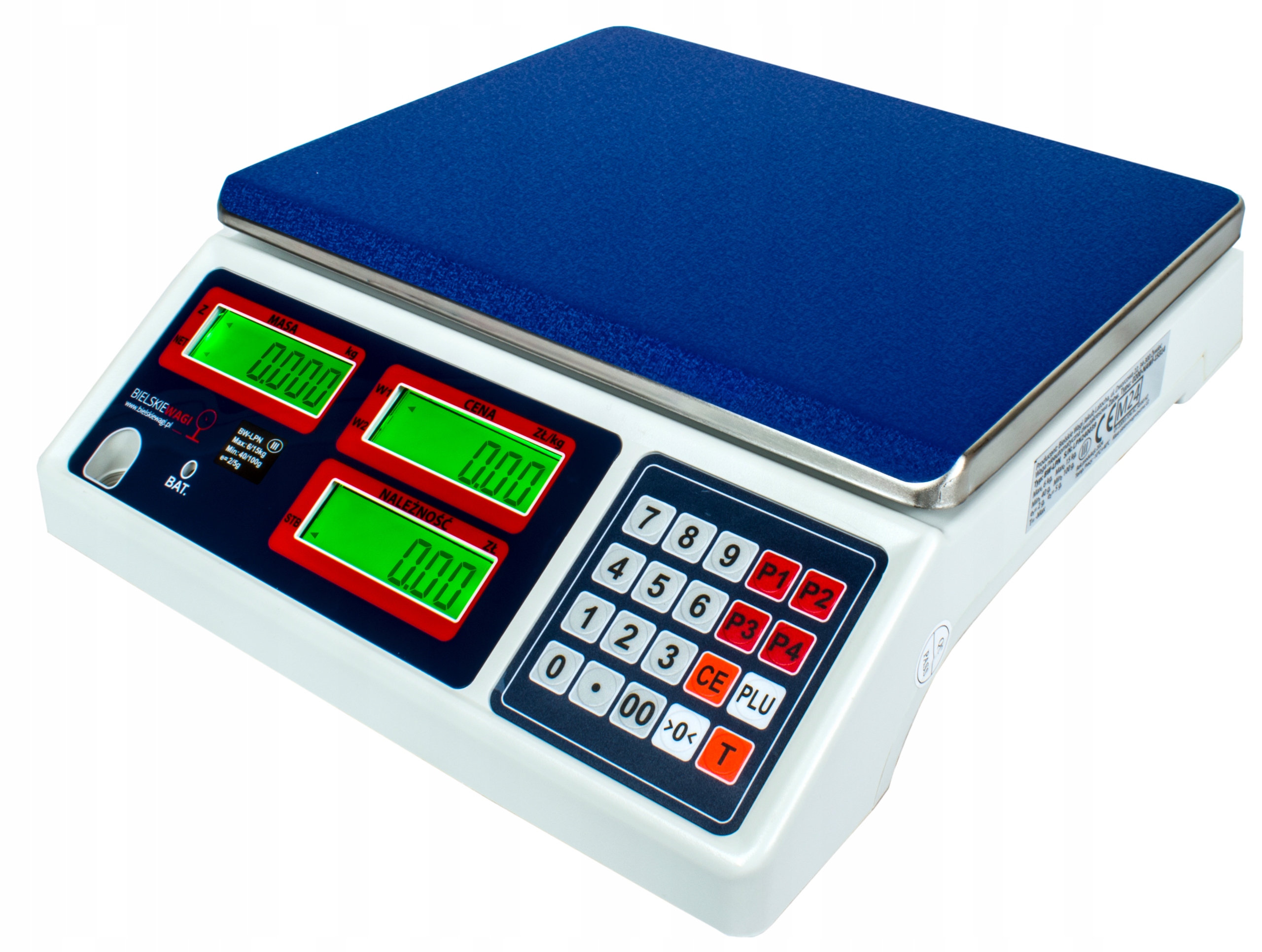 Elektronická Nákupní Váha S Legalizací 6 Kg, 15 Kg, Kalkulační Kalkulace