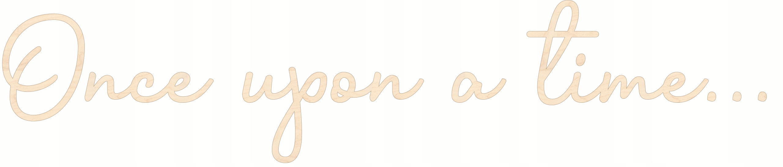 Drewniany NAPIS NA ŚCIANĘ Once upon a time DEKORACJA ŚCIANY v1 Kod producenta NAP5