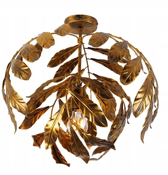 Qazqa Vintage stropné svietidlo, starožitné zlato, 45 cm Linden