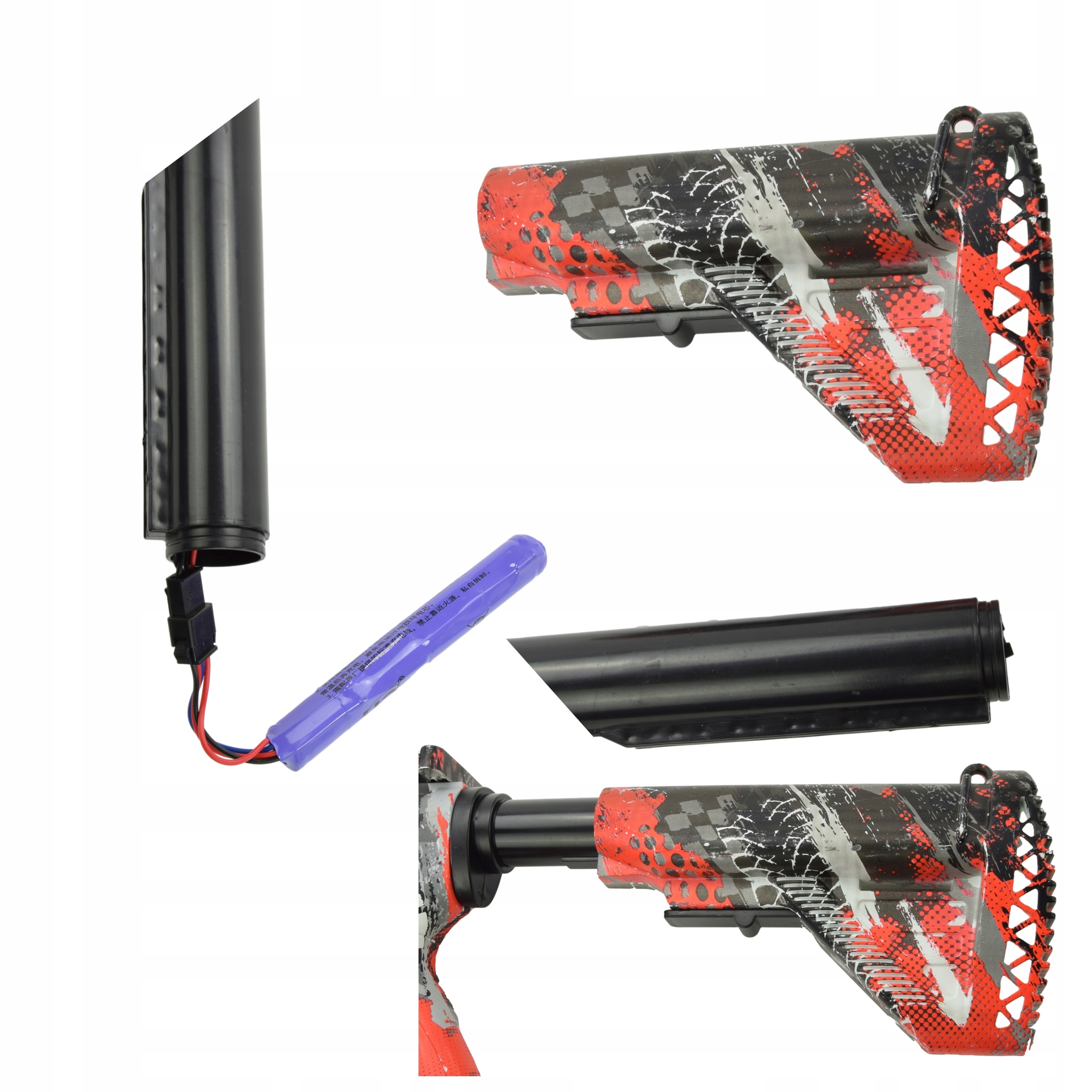 OGROMNY AUTOMAT KARABIN BEZPIECZNE KULKI ŻELOWE PISTOLET ORBEEZ Rodzaj karabiny