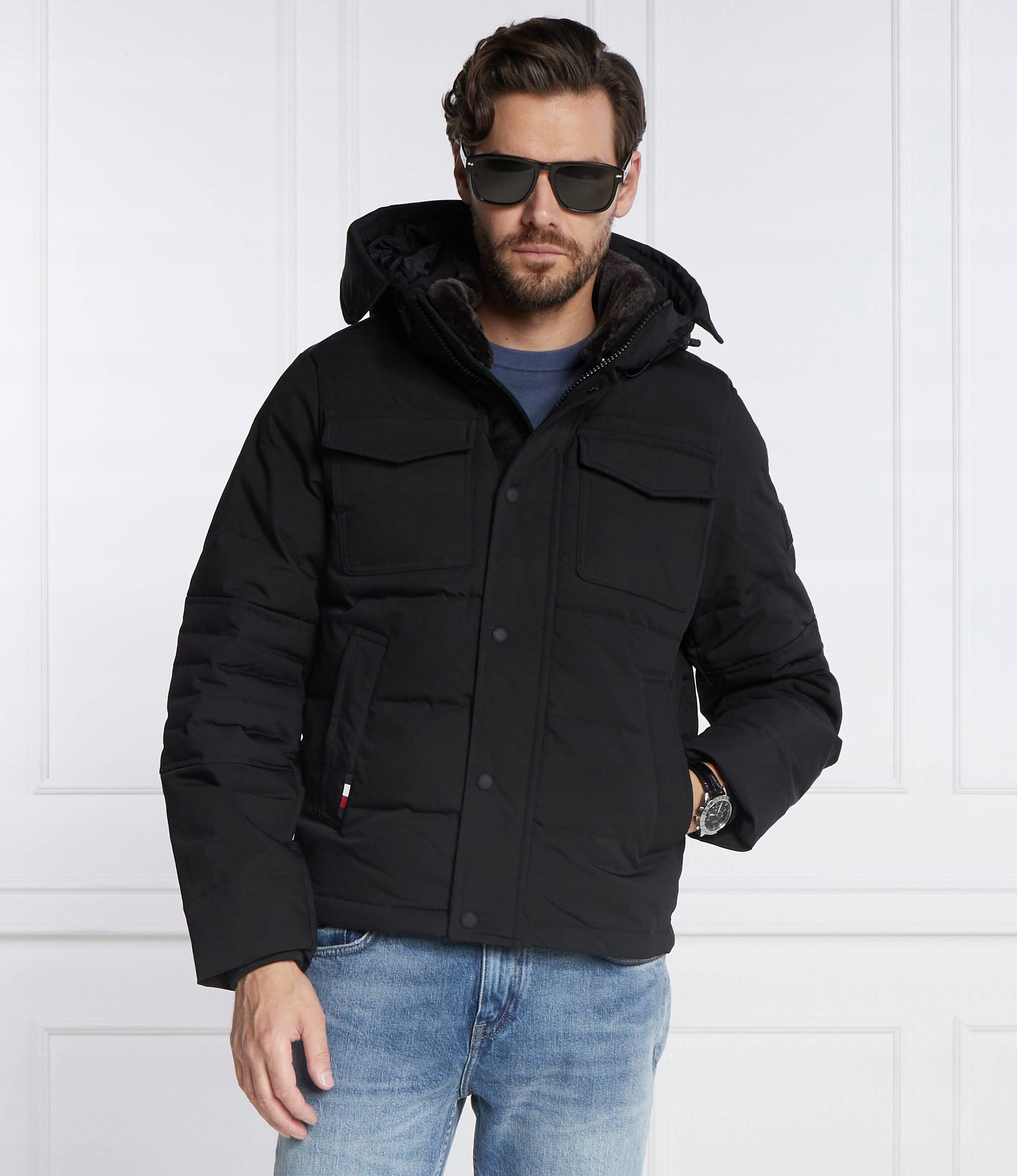 Tommy Hilfiger Péřová Bunda Rockie Utylity Hooded Jacket MW0MW32790 R XXL