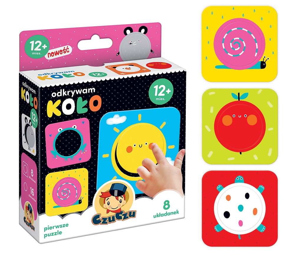 

Czuczu Puzzle Odkrywam Koło 16 el. Hit