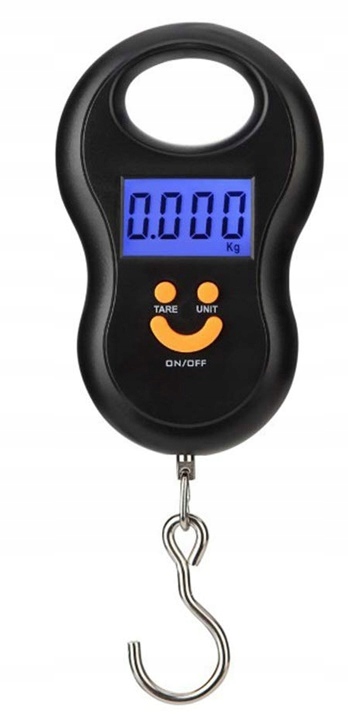 Waga Bagażowa hakowa podróżna Wędkarska 40kg Led