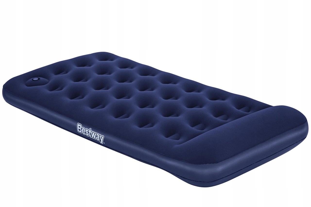 Materac Dmuchany jednoosobowy z pompką Materac Turystyczny 188x99x28 cm