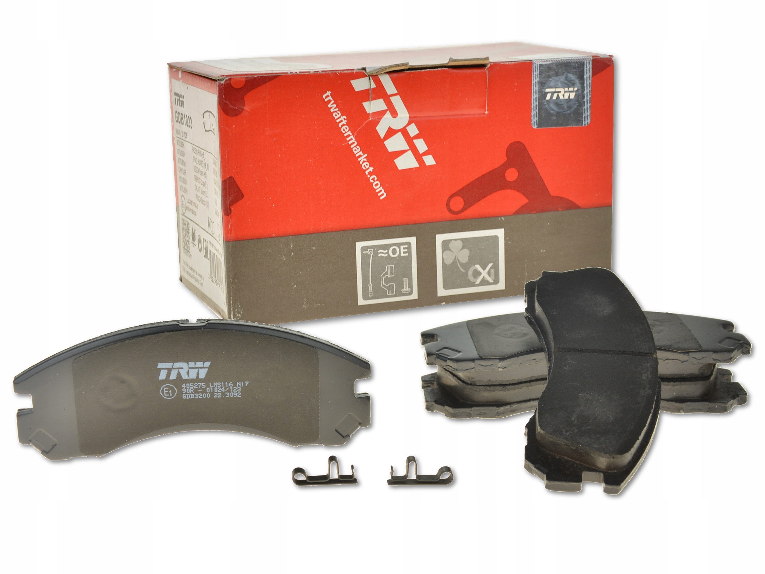 MITSUBISHI OUTLANDER I 03 06 KLOCKI PRZOD TRW