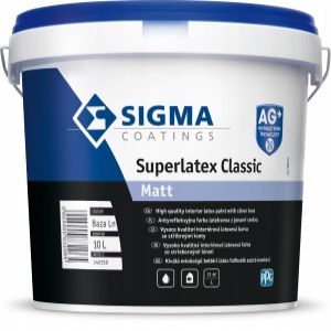 Farba Sigma Superlatex Classic mat 5L biela