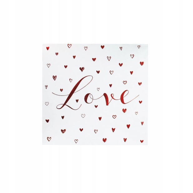 

Etui na płytę CD lub DVD Love białe