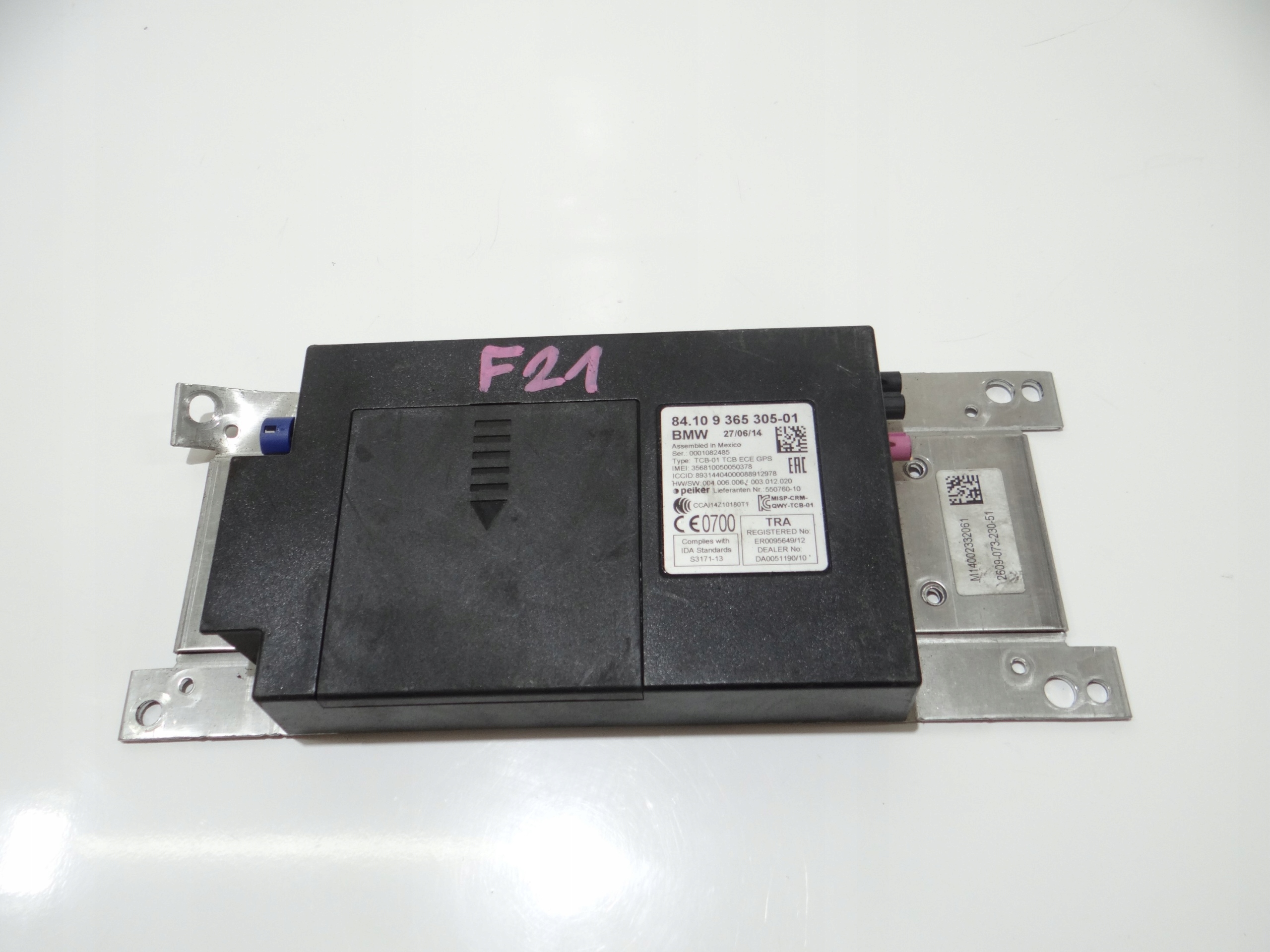 module control unit TELEMATIC BMW F20 F21 9365305