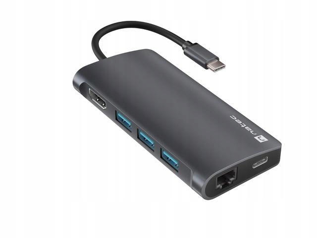 Usb dokovacia stanica Natec Fowler 2 V2 Multiport Usb-c -> Usb Hub 3.0 3x,