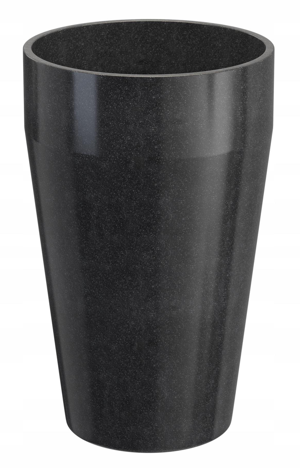 Čierny Oválny Kvetináč Florina High M Granit záhrada