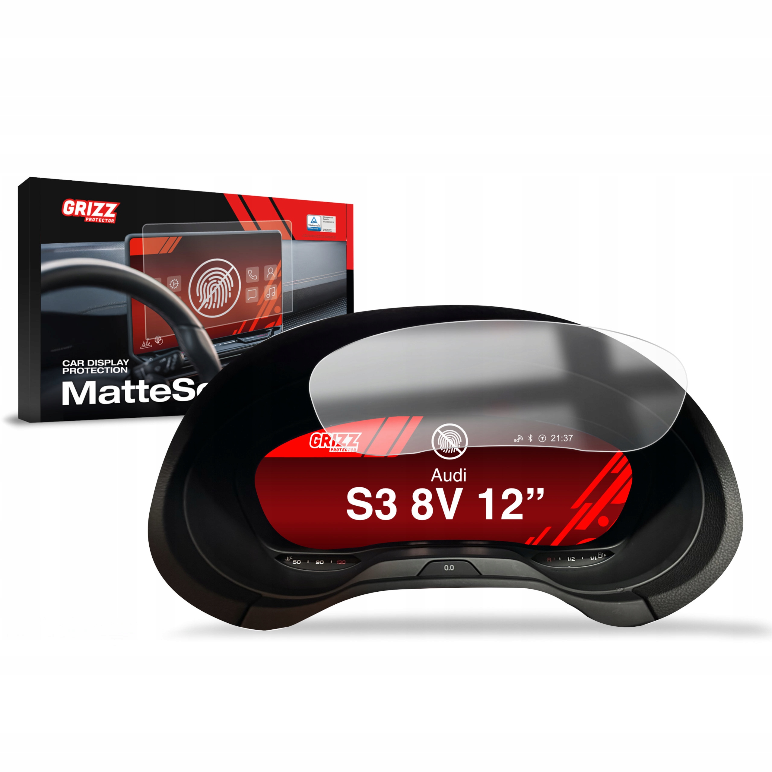 Folia Antyodciskowa do Audi S3 8V Virtual Cockpit Retrofit 12" (2012-2019)