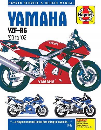 YAMAHA YZF R6 99 02 - Haynes (KSIĄŻKA)