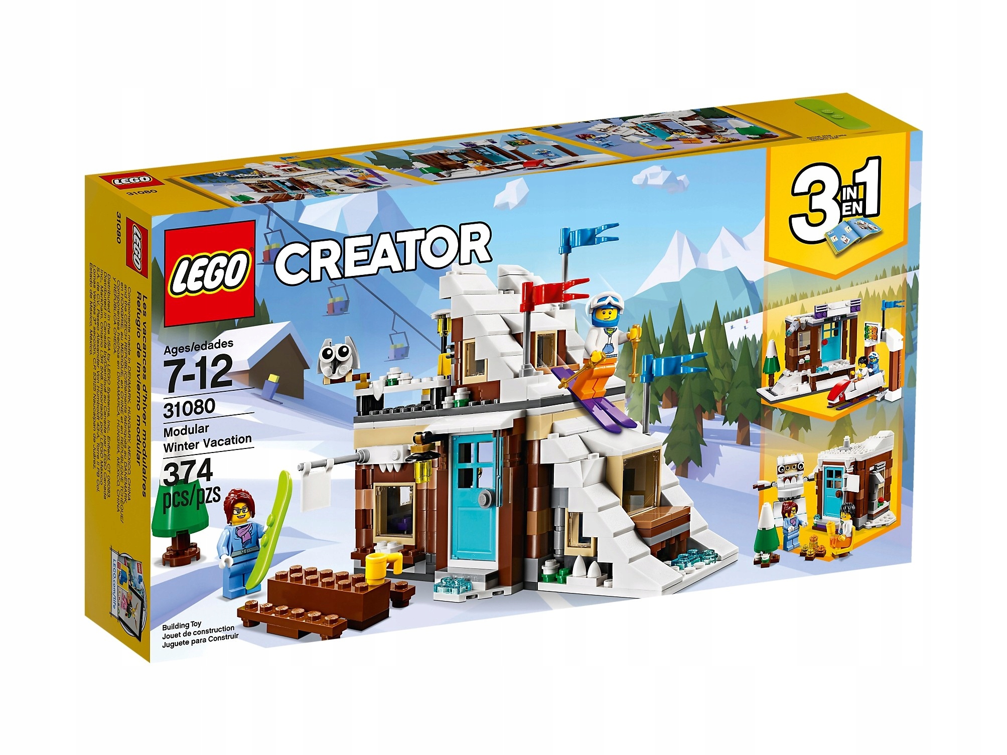 Lego Creator 3v1 31080 Zimní prázdniny Nové