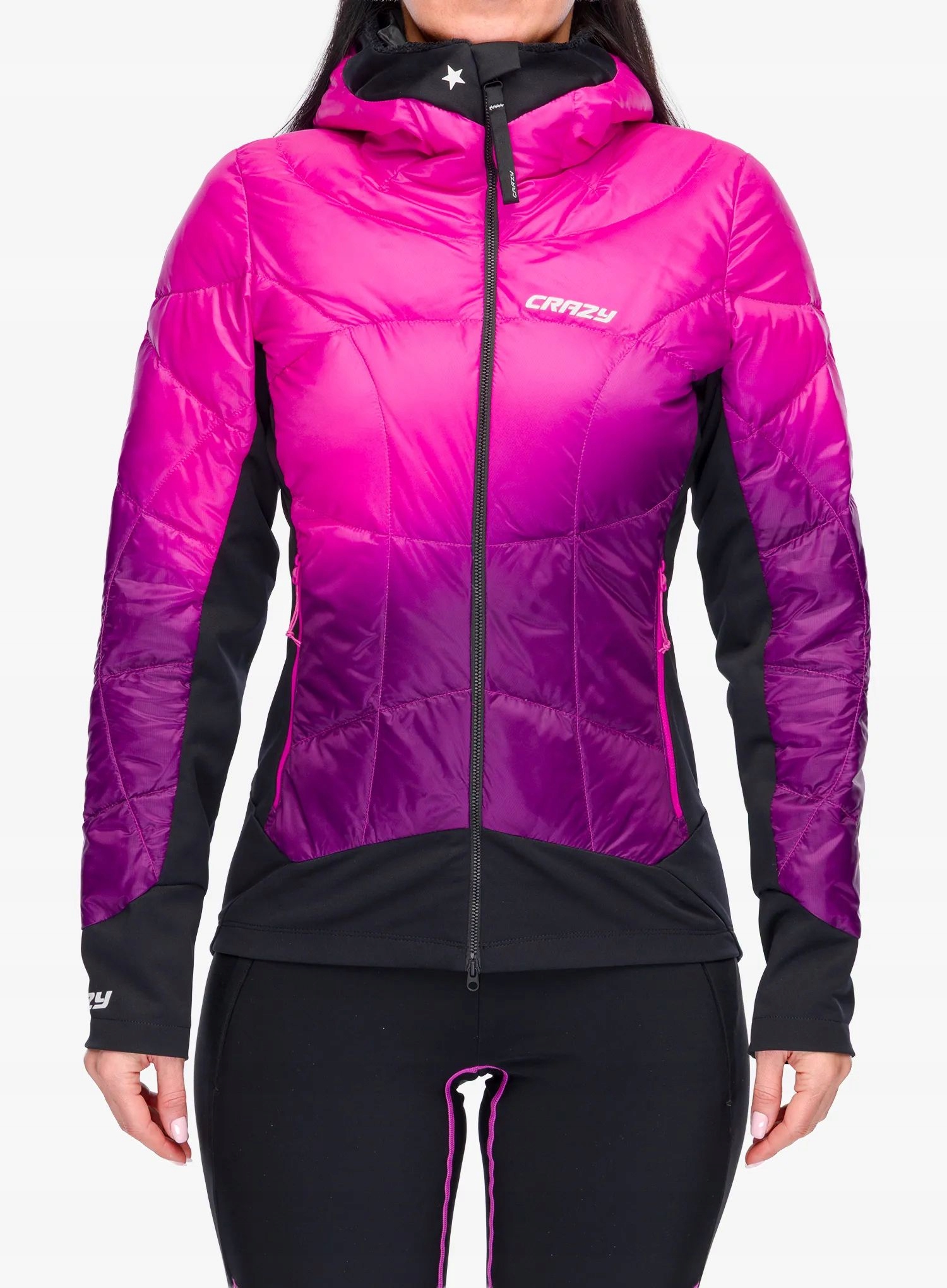 Kurtka hybrydowa damska Crazy Jacket Exit pop Xs