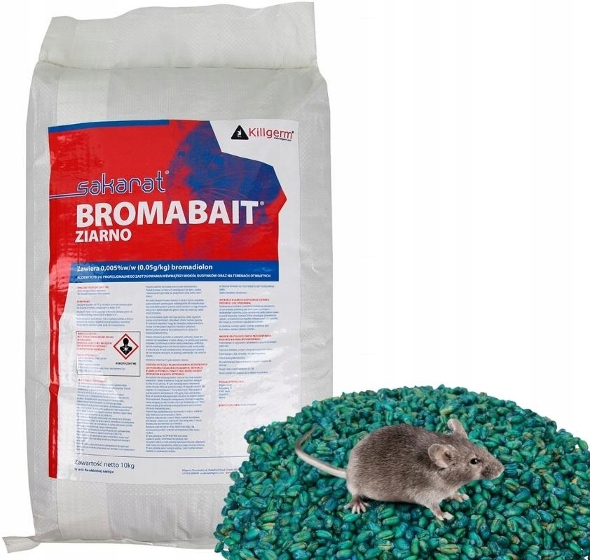 

Trucizna Ziarno Trutka Zbożowa Na Gryzonie 10KG