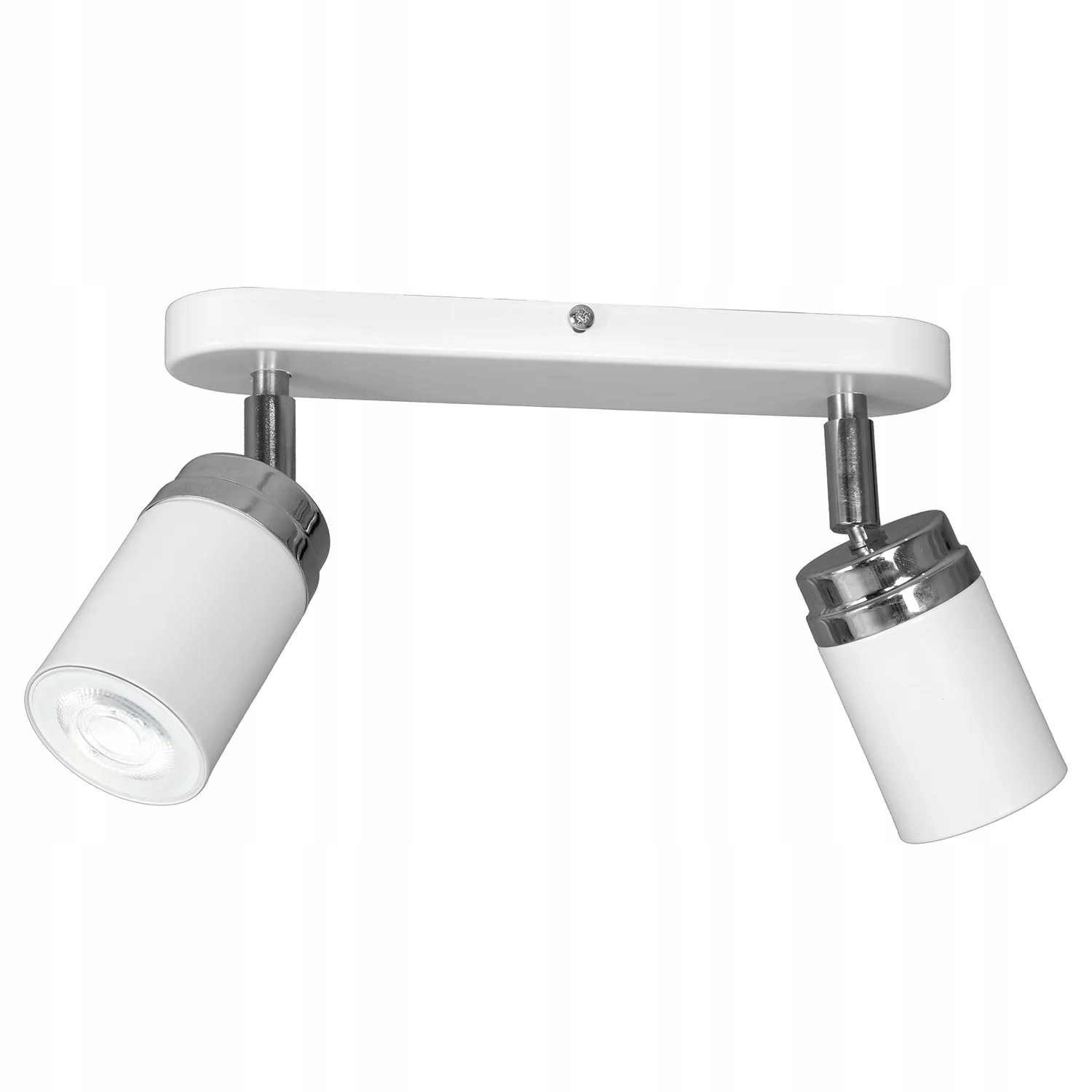 Luminex Reno Lišta 2 reflektorů GU10 Bílá/Chrom 15W IP20