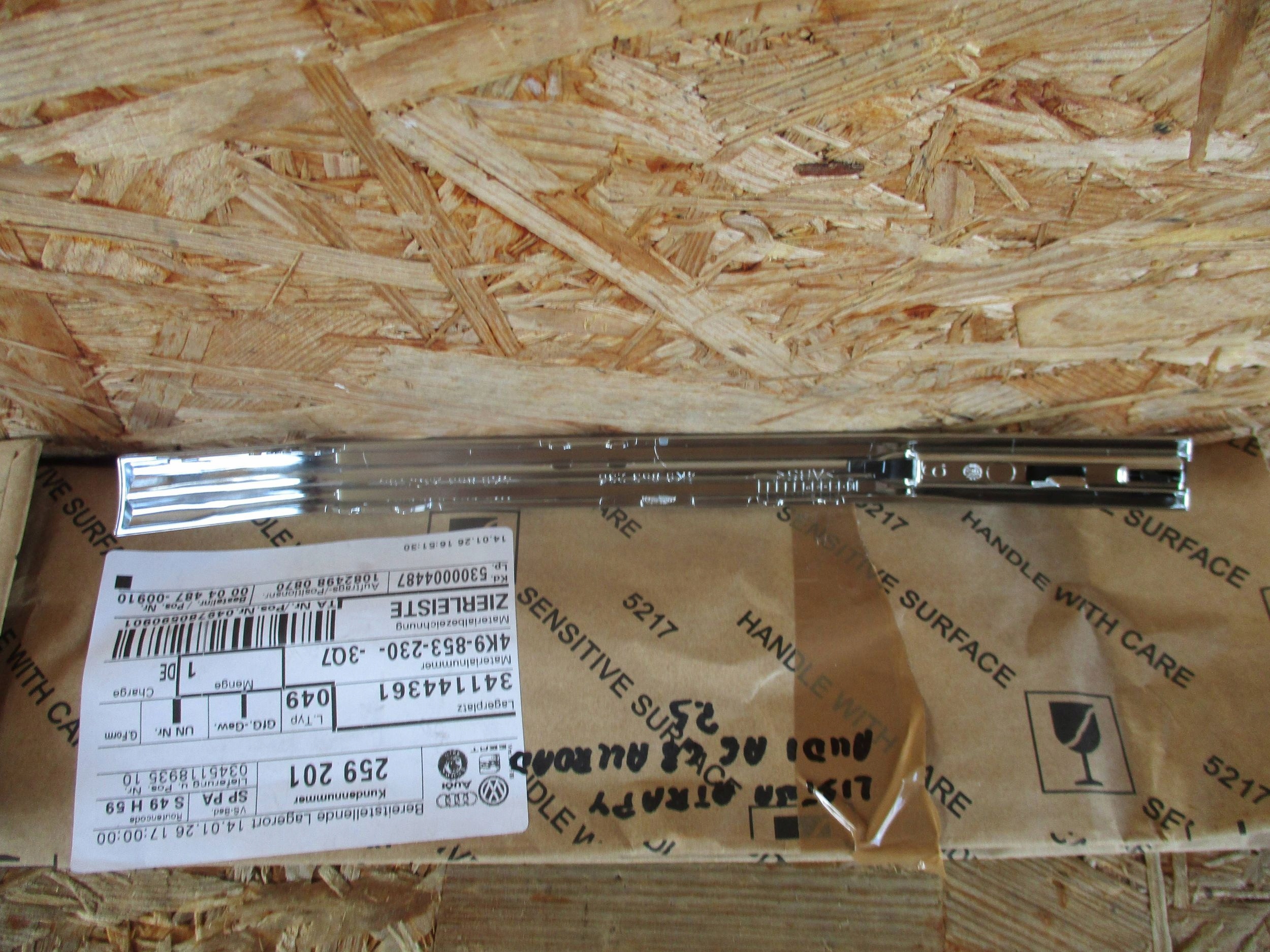 moulding chrome GRILLA central right AUDI A6 C8 ALLROAD