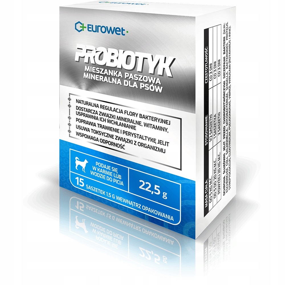 

Eurowet Probiotyk w saszetkach dla Psów 15x 1,5g