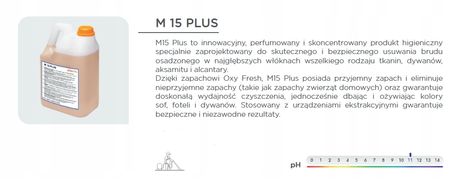 Allegrini M 15 Plus 5kg do Prania Tkanin Dywanów Słabo Pieniący