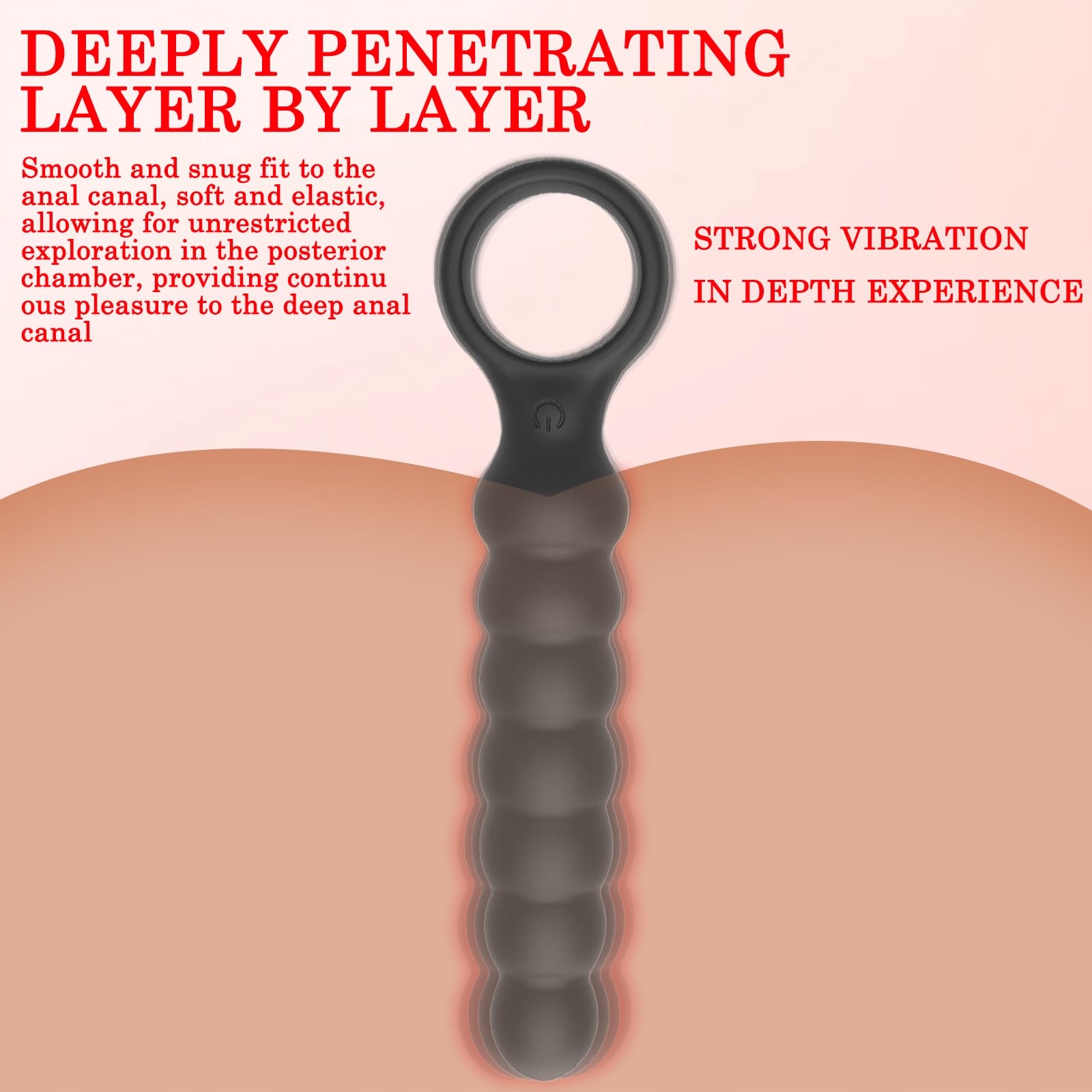 BDSMYOU Wibrujące Kulki Analne Dla Kobiet i Mężczyzn 10 Trybów Wibracji — miniatura 4