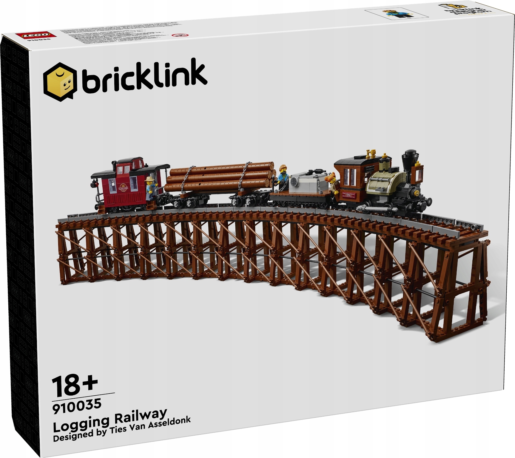 Lego Bricklink 910035 Dřevěná železniční trať
