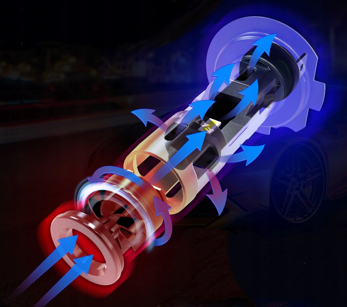 ŻARÓWKI LED H7 BEZ ADAPTERÓW 400% WIĘCEJ ŚWIATŁA Liczba sztuk 2 szt.