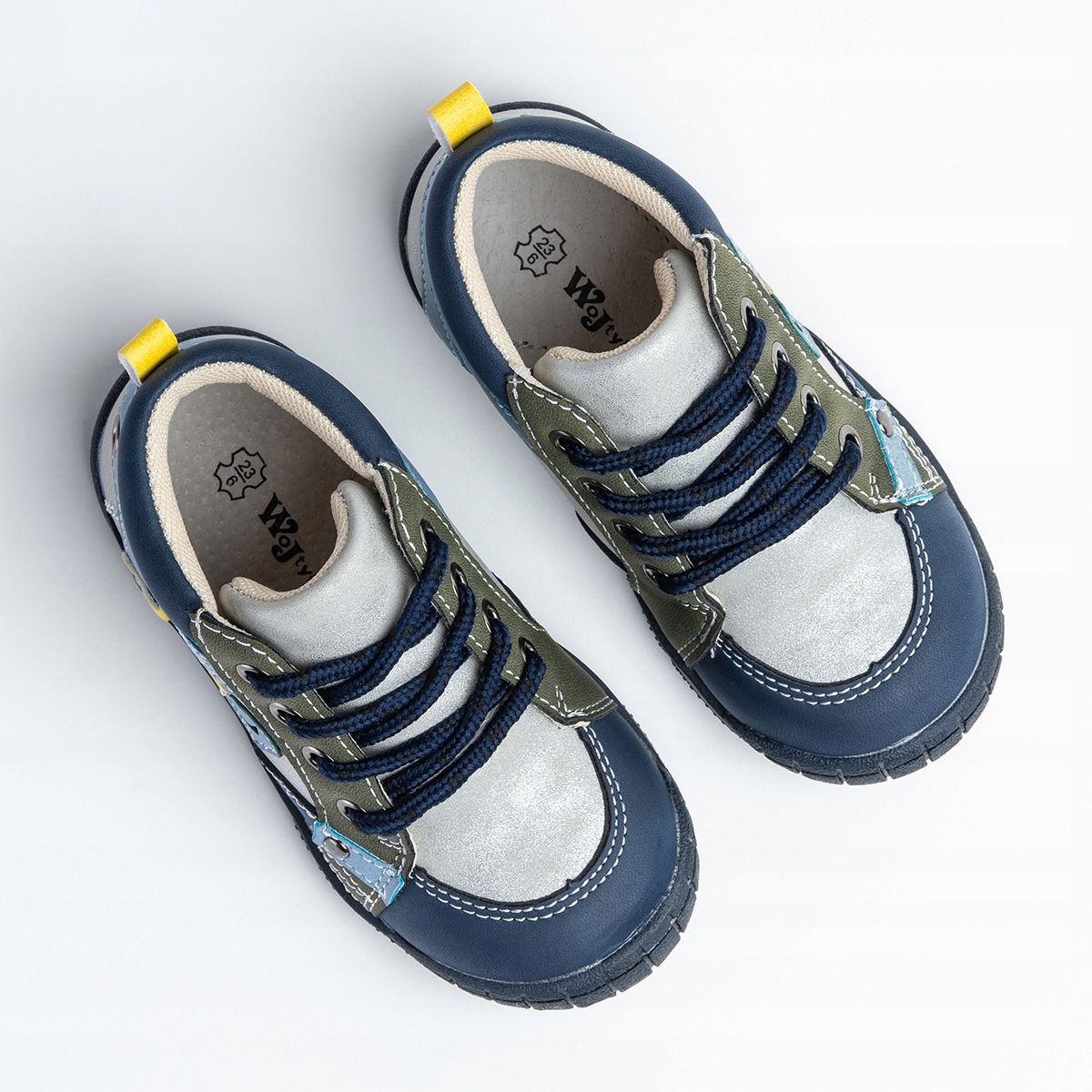 Trzewiki wkł.SKÓRA lekkie miękkie Wojtyłko Materiał skóra ekologiczna