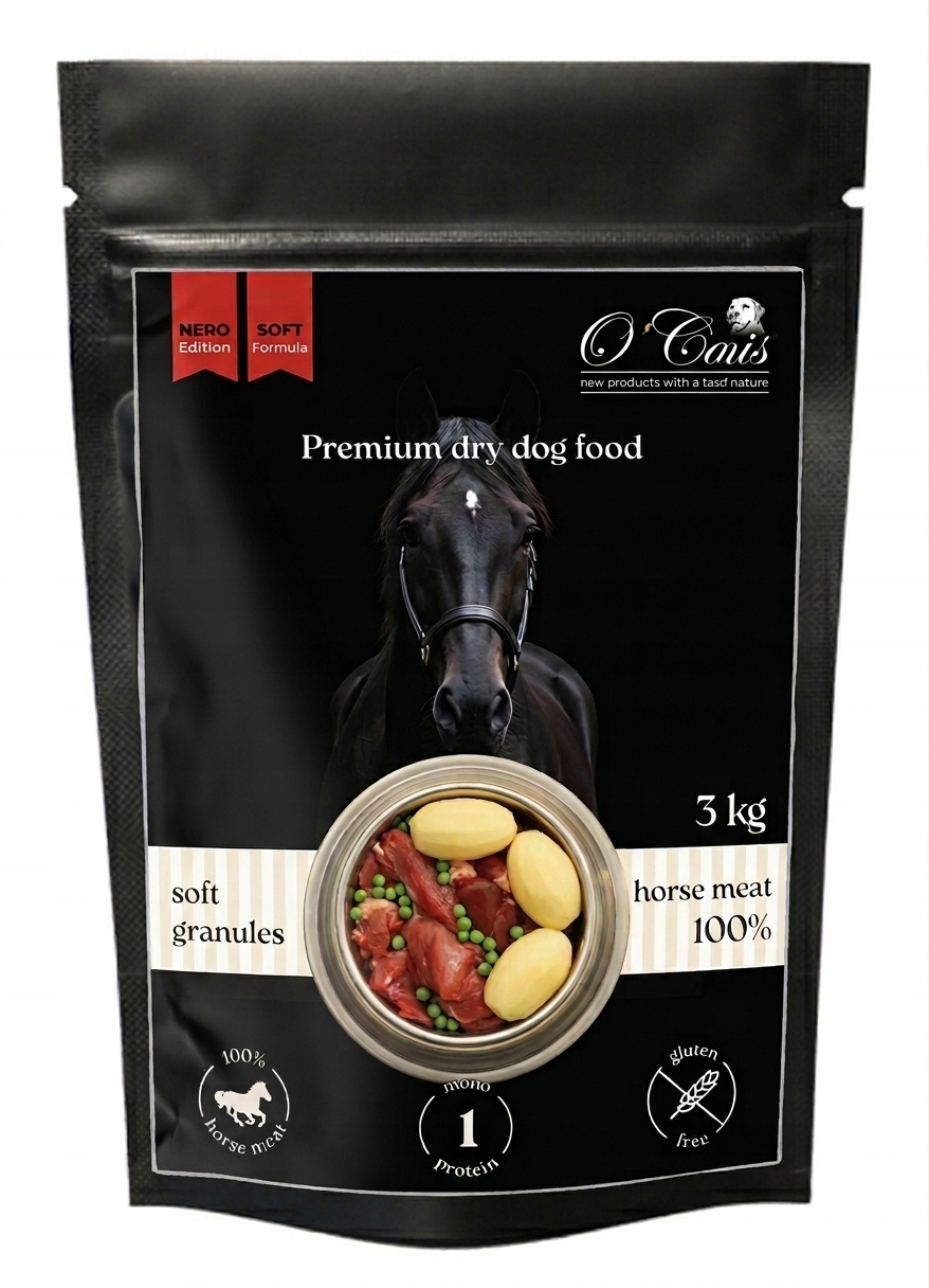 Nero Soft Premium – Sucha Karma dla Psa z Koniną i Ziemniakami 3kg