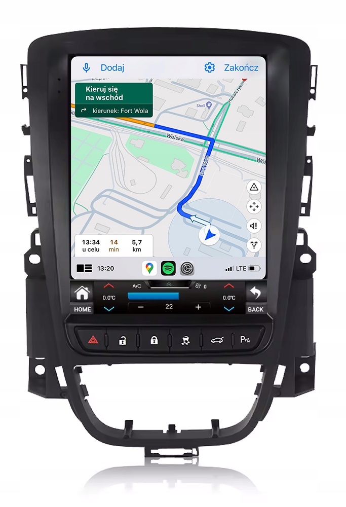 Opel Astra J Android Tesla Radio Nawigacja Carplay 8GB/128GB Dsp