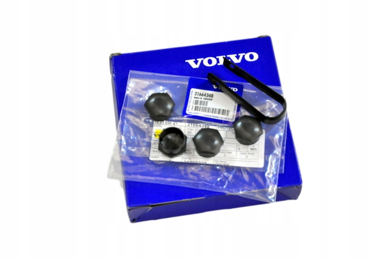 

Volvo nakladki na sruby felgi kola czarne 4szt Oe