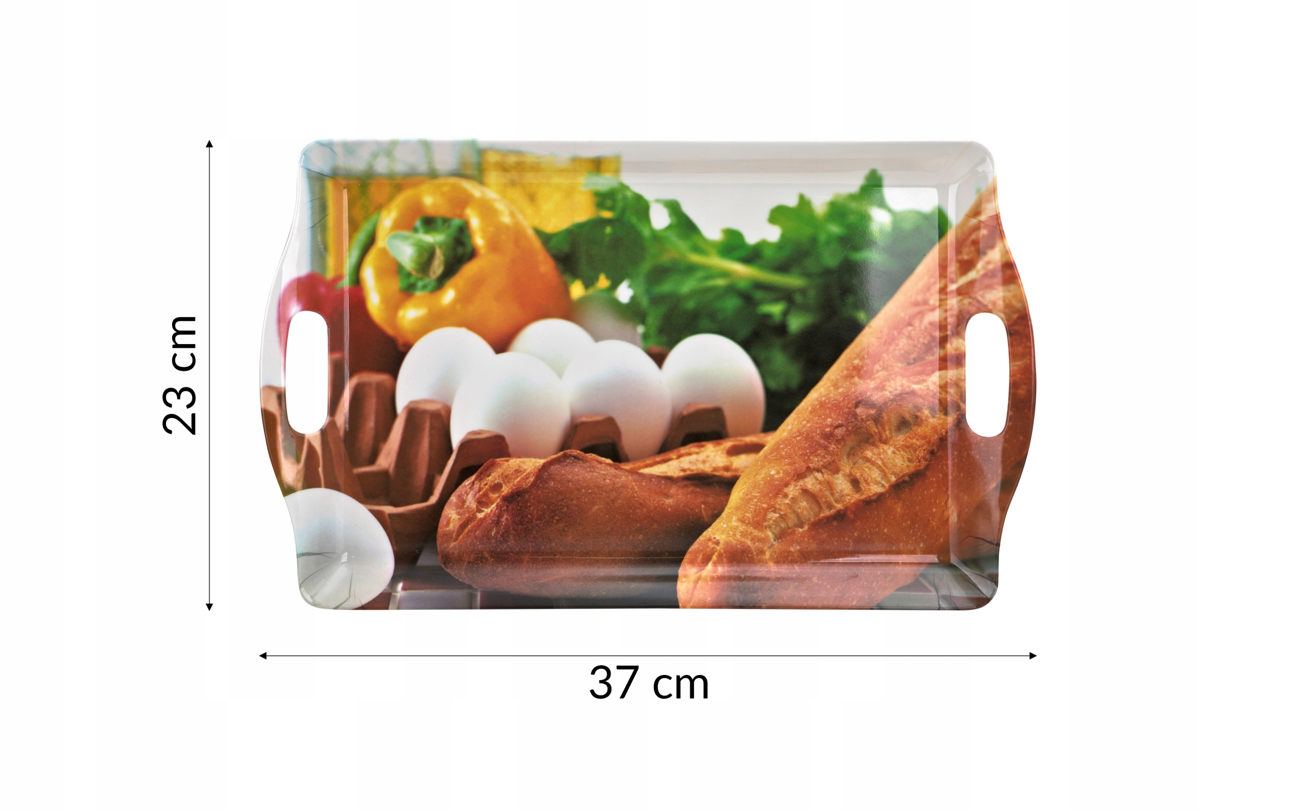 

Taca śniadaniowa dekoracyjna 23cm x 37cm