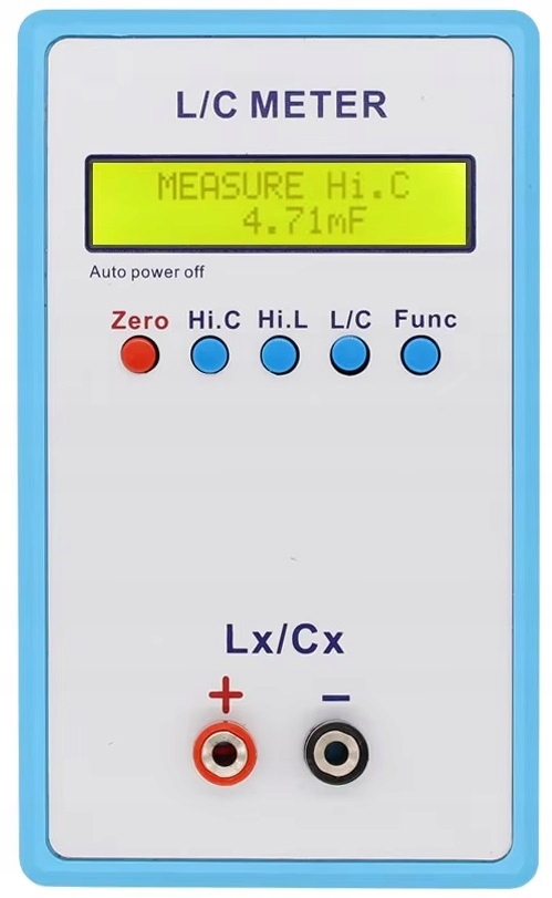 Merač indukčnosti L a kapacity kondenzátorov C LC-200A