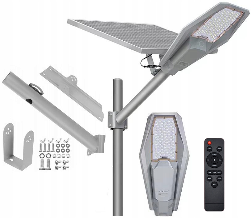 Lampa Solarna Uliczna Latarnia Led 500W Premium Najlepsza i Najsolidniejsza