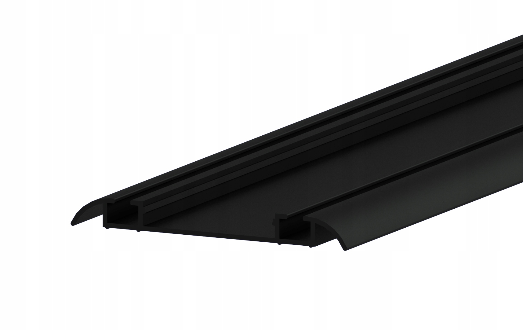 Prowadnica szyna podwójna czarny mat EASY V 150cm