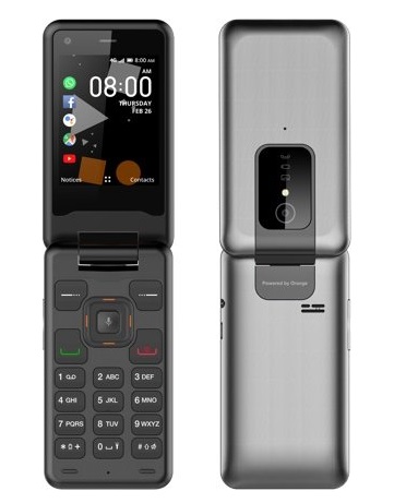 nowoczesny Telefon z klapką dla seniora 4G Lte popularne aplikacje