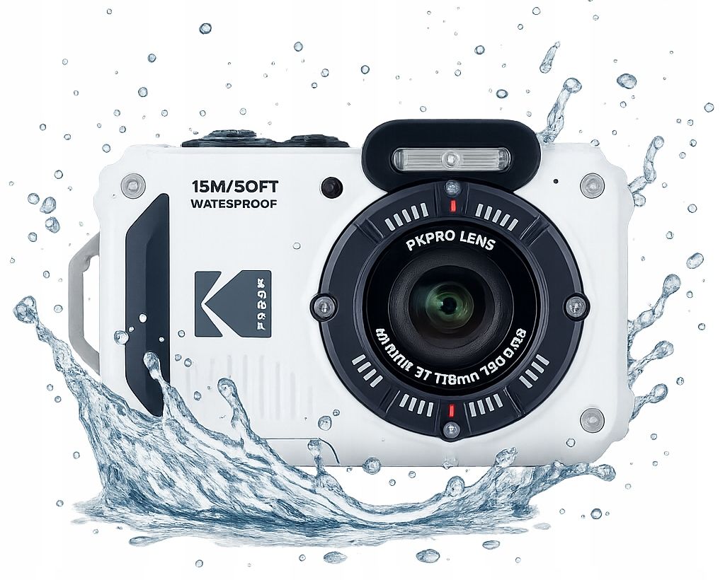 Podvodní fotoaparát Kodak WPZ2 Vodotěsný 15M 16MP 1080p 4 Zoom Optický WiFi
