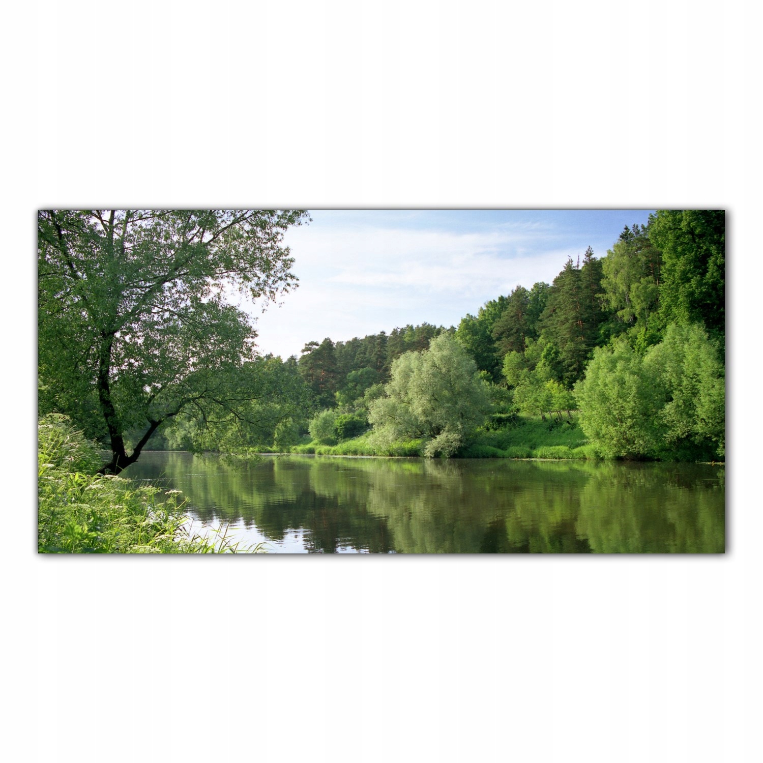 Les Řeka Krajina 140x70 Skleněný panel do kuchyně