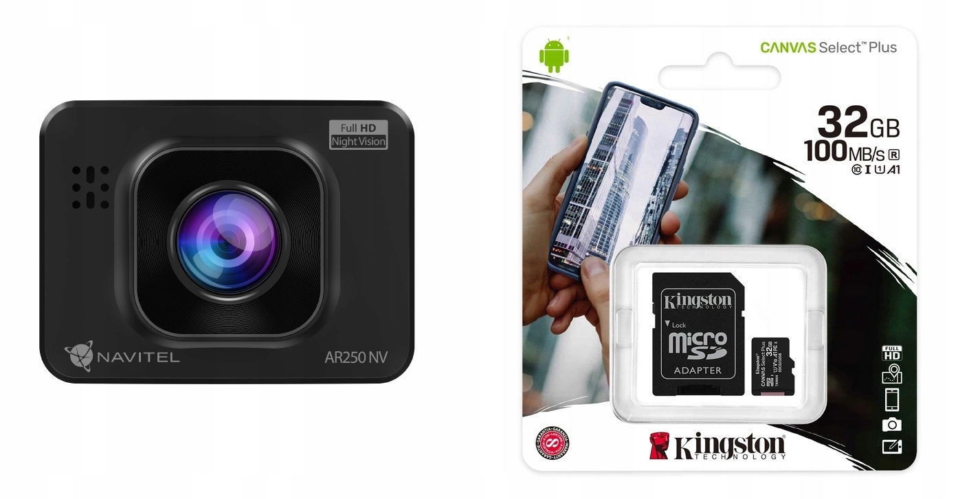 Navitel AR250 záznamník jazdy Video kamera do auta 32 Gb
