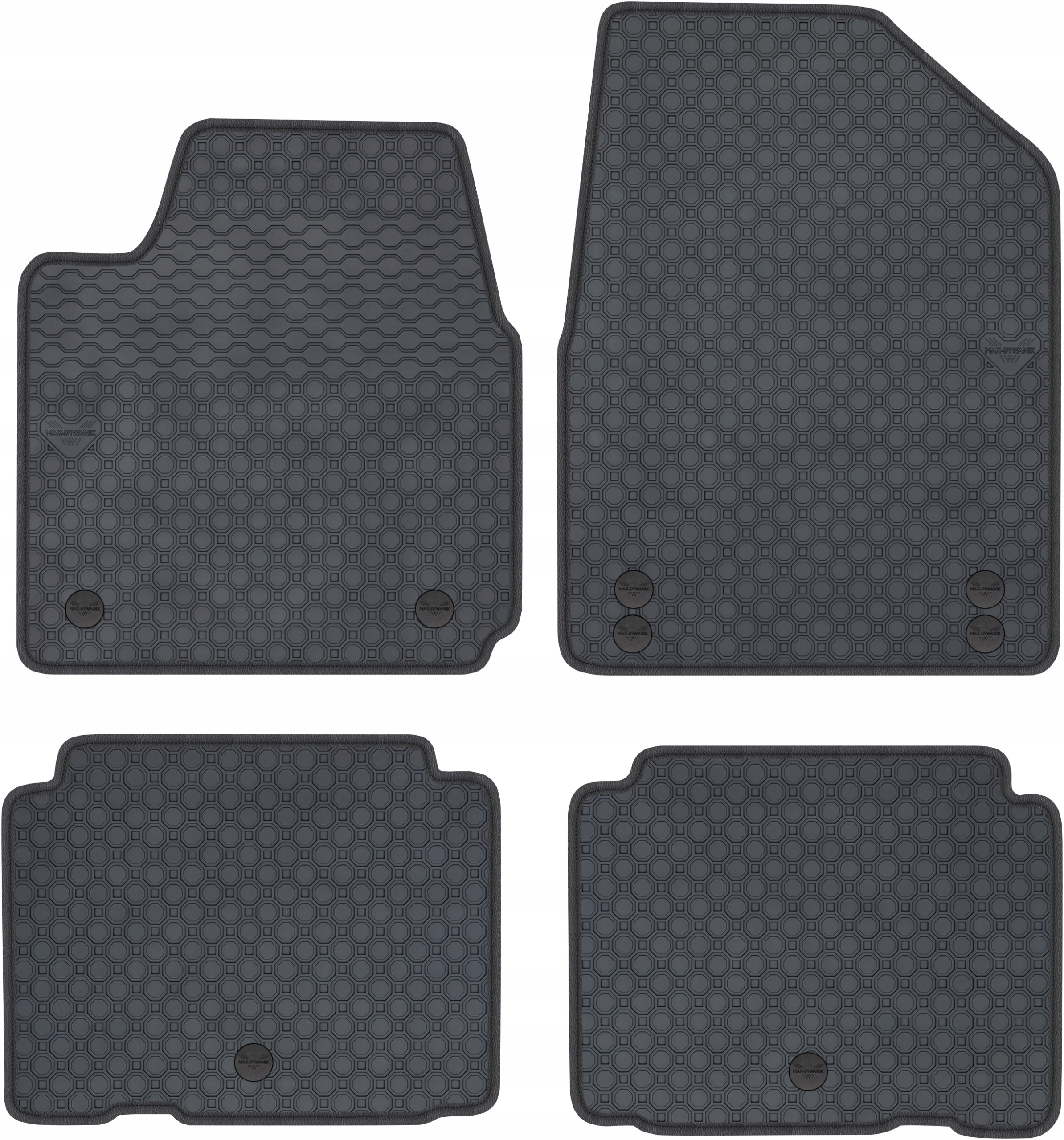 Hyundai Ioniq 5 2021- Dywanik gumowe PrimeLiner - Czarne Producent Max-Dywanik