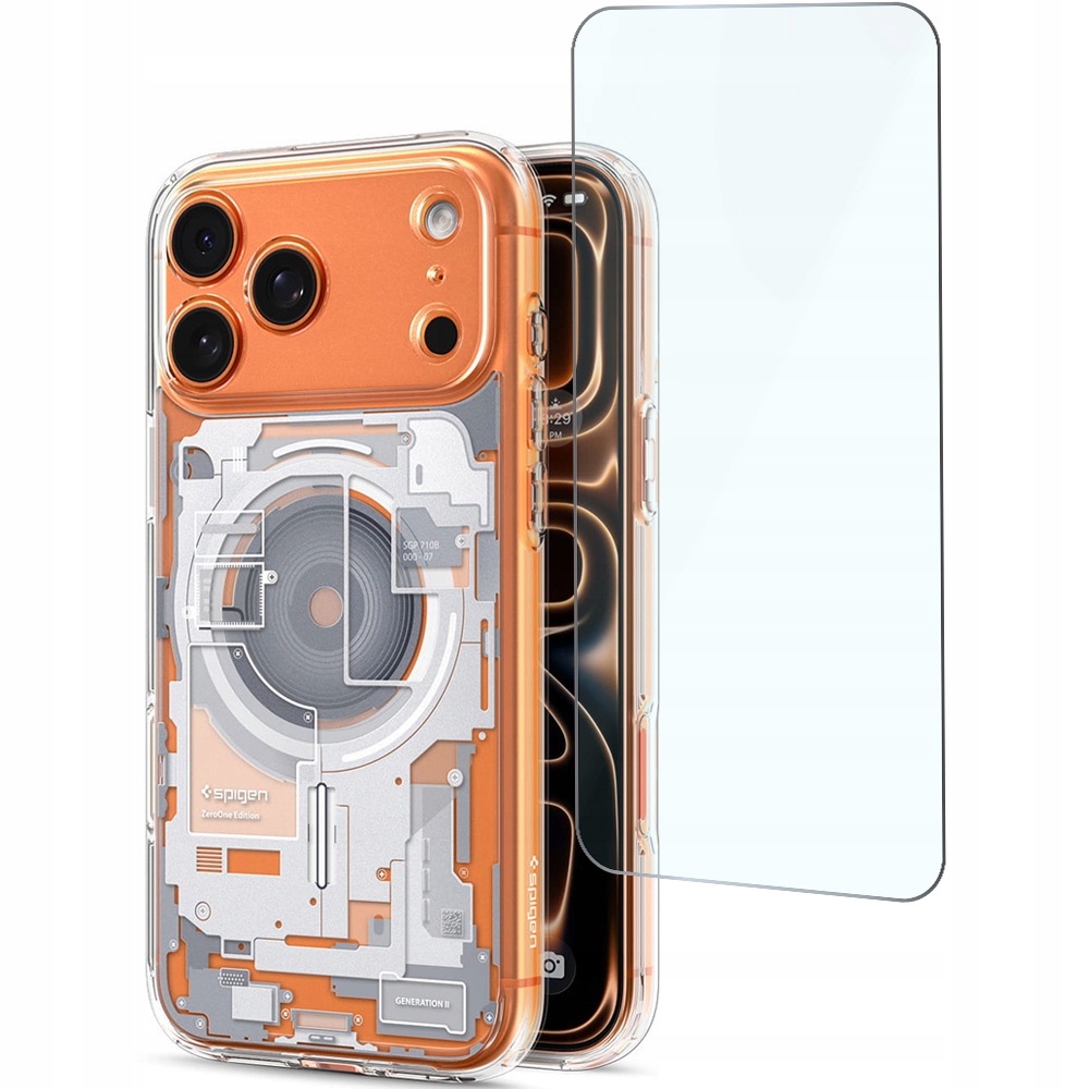 Etui ochronne do iPhone 17 Pro Max, Spigen Ultra Hybrid do MagSafe szkło