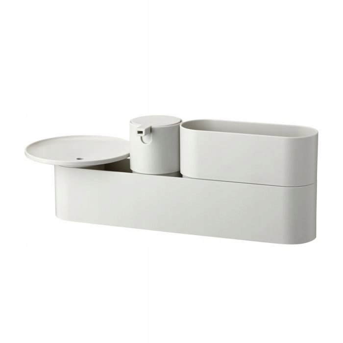 Levně Rig-Tig Dish-it Organizér do dřezu nádoba na mycí potřeby Šedá