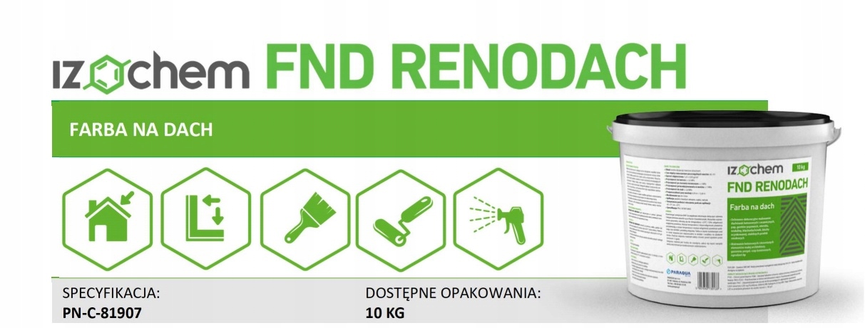 PAPA W PŁYNIE FOLIA W PŁYNIE RENOWACJA IZOCHEM RENODACH grafitowy 10kg Kod producenta RAL 7024 GRAFIT