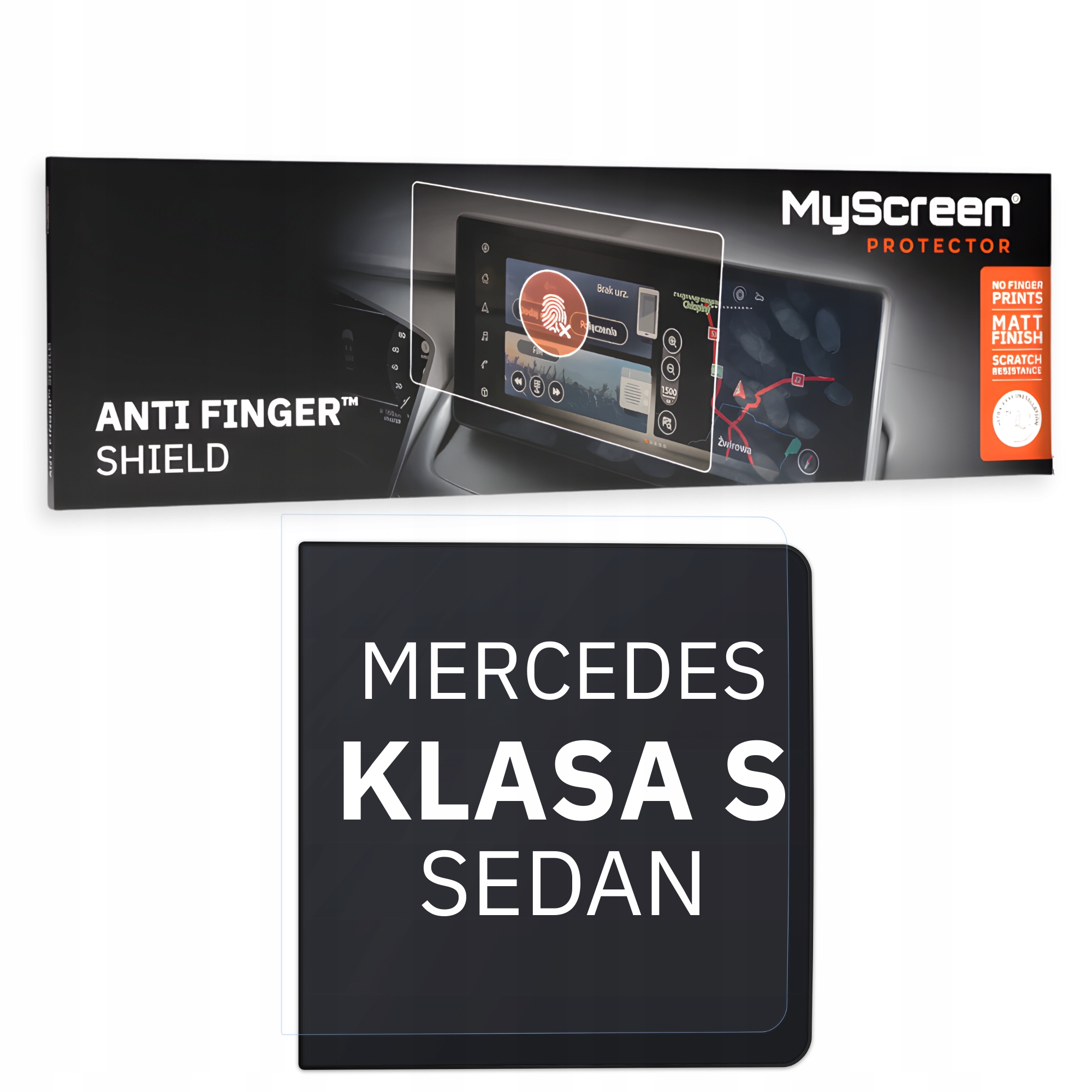 Matná fólie pro Mercedes Klasa S Sedan 2020 MyScreen