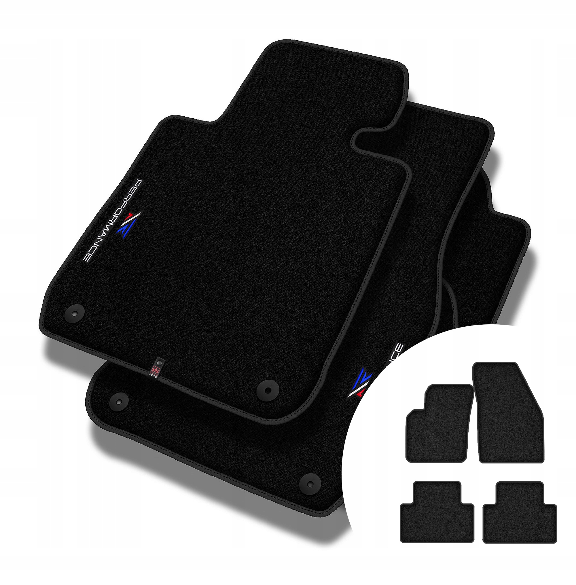 Velúrové koberčeky Performance Premium pre Volvo S40 II 2004-2012
