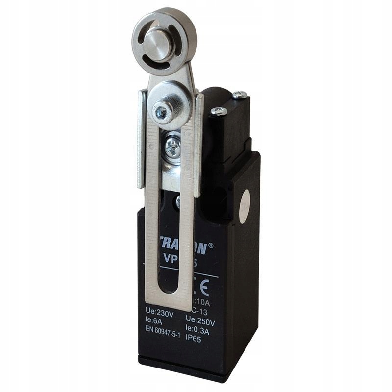 

Łącznik krańcowy VP145 z dźwignią regulowaną rolką