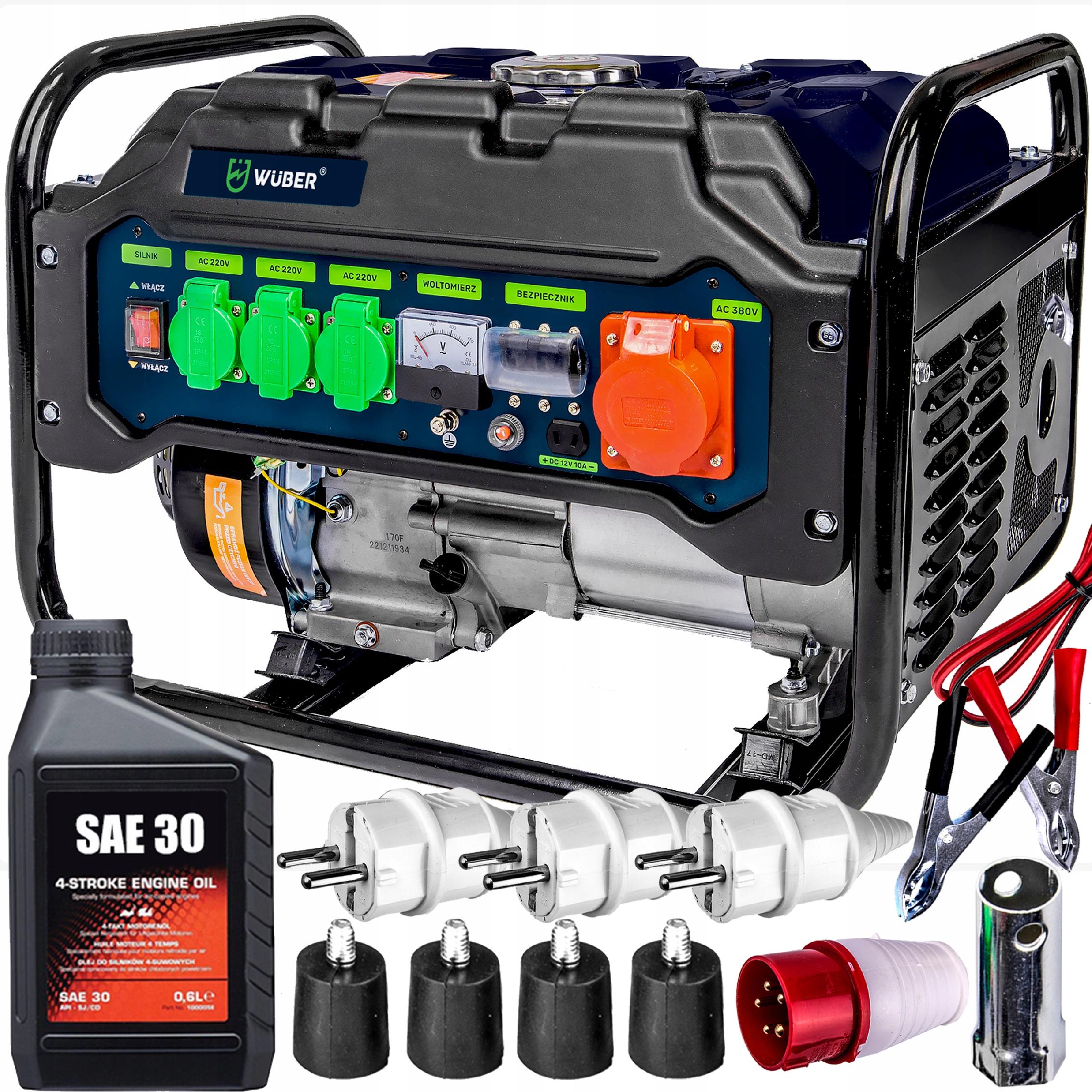 

Agregat Prądotwórczy Generator Prądu 7KM 3500W Avr
