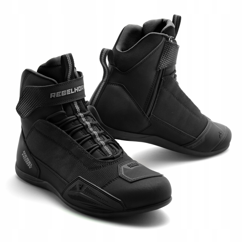Motocyklové Topánky Rebelhorn Swift Black (48)